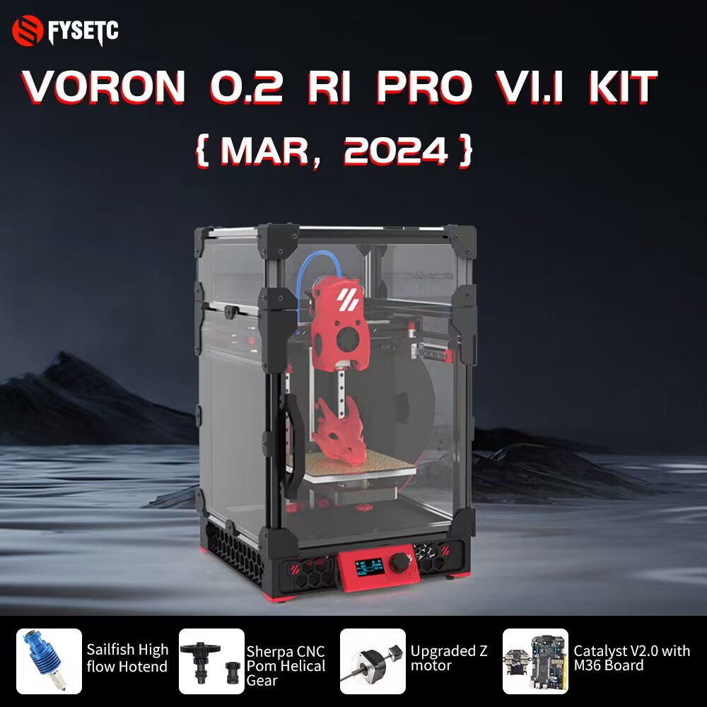 Corexy 3D Printer Kit - 2025FYSETC عالية الدقة Voron V0.2 R1