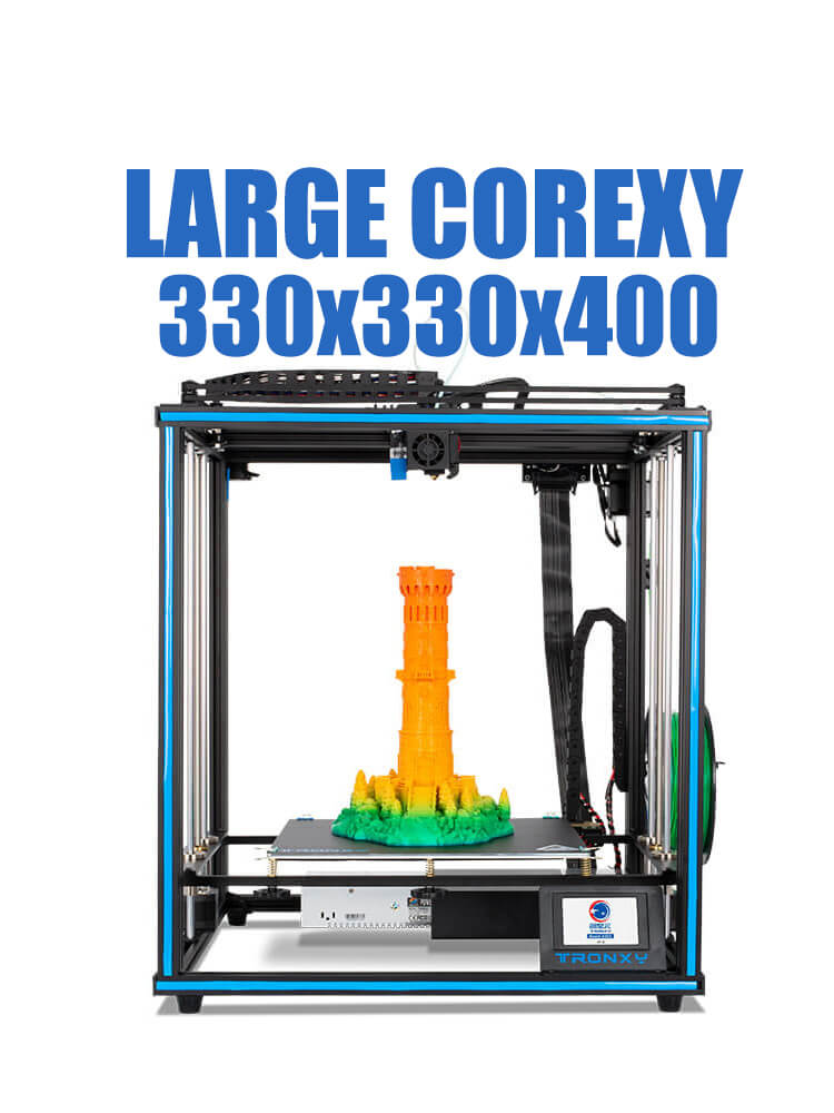 Corexy 3D Printer Kit - عرض كبير: طابعة ثلاثية الأبعاد Tronxy