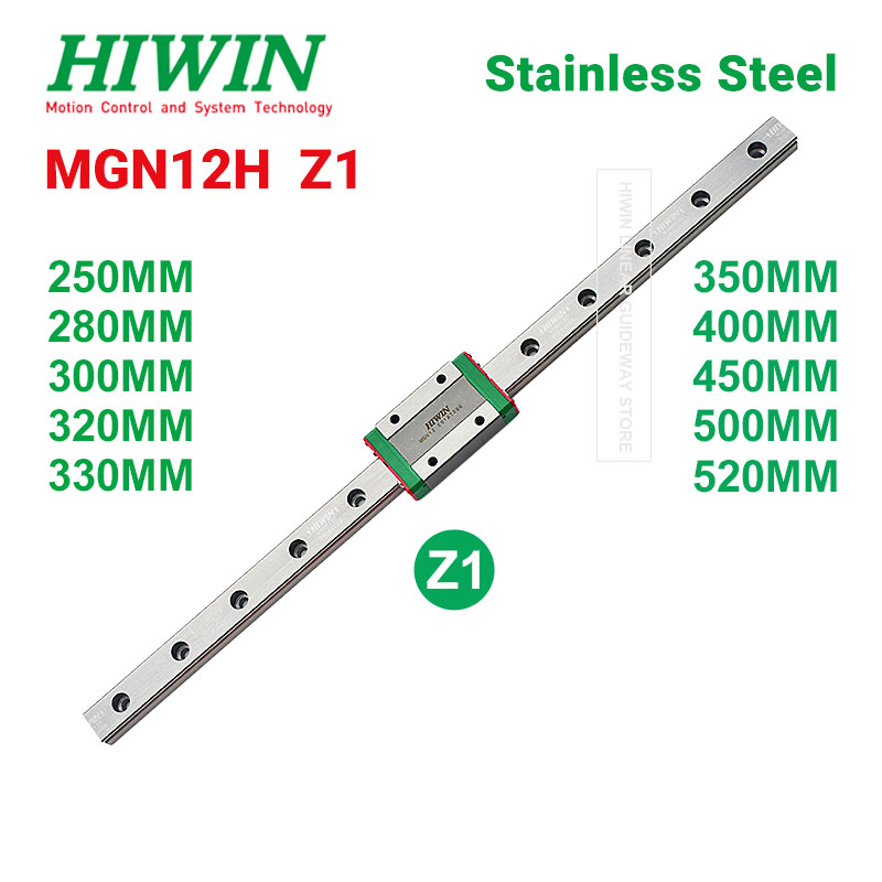 Linear Rail Mgn12H Set - سكك HIWIN MGN12H Z1 الخطية بأطوال