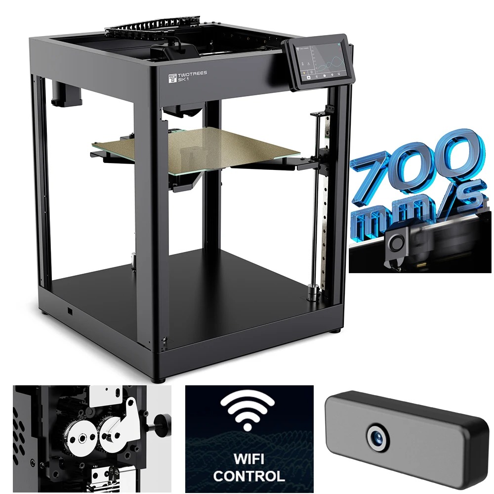Corexy 3D Printer Kit - طابعة ثلاثية الأبعاد Twotrees SK1 عالية