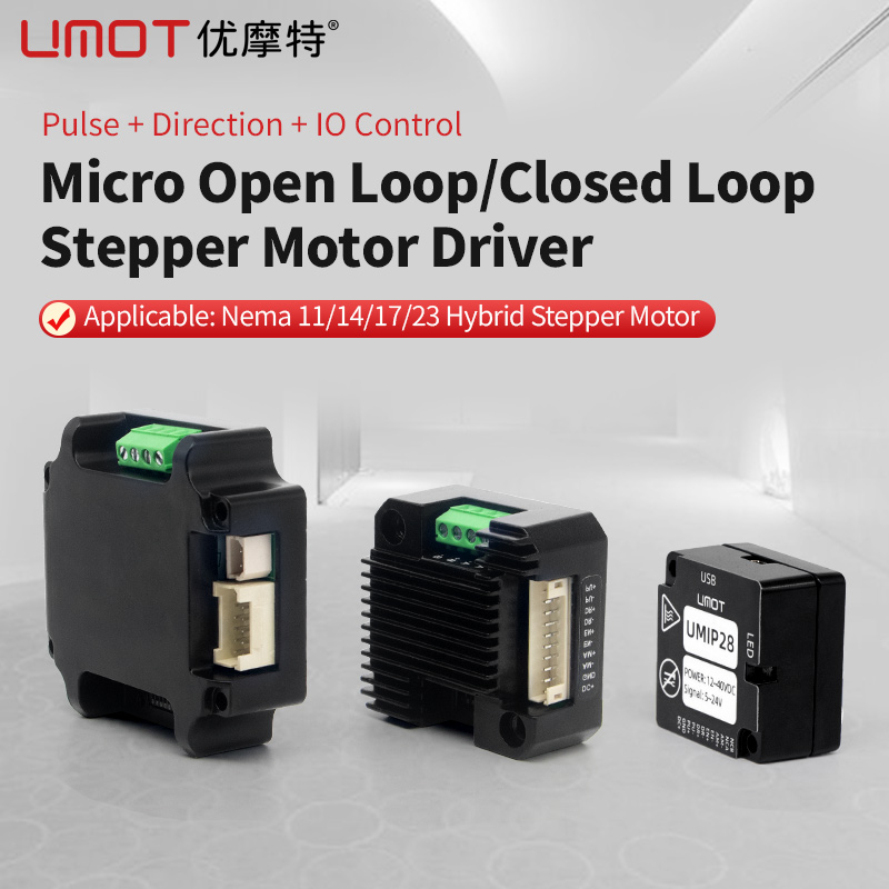 UMOT Nema 11 14 17 23 IO التحك - مراجعة Closed Loop Stepper Motor Nema 17 وسعره