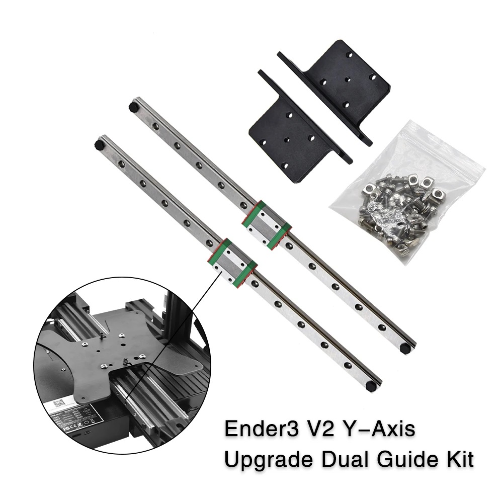 طقم قضبان خطية مزدوجة Y-AXIS M - مراجعة Linear Rail Mgn12H Set وسعره