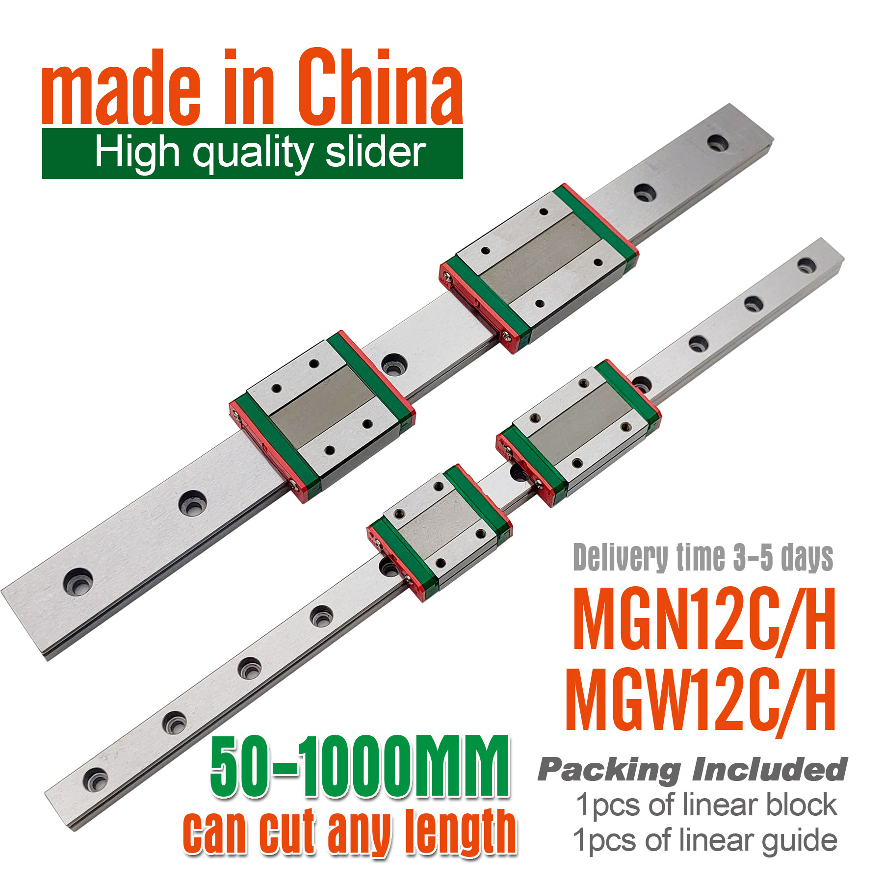 300 مللي متر 330 مللي متر 350  - مراجعة Linear Rail Mgn12H Set وسعره