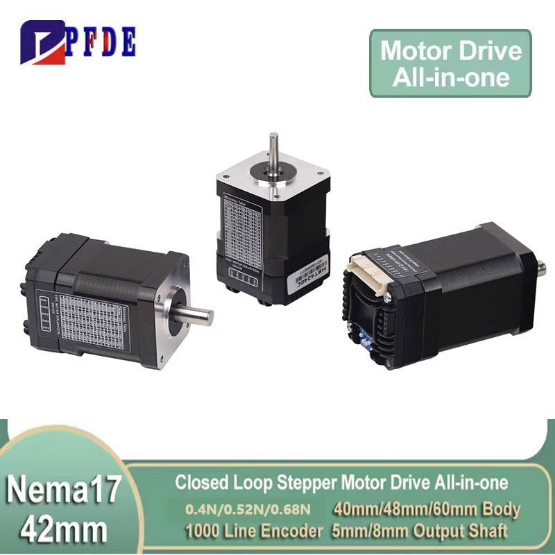 Nema17 محرك متدرج بحلقة مغلقة  - مراجعة Closed Loop Stepper Motor Nema 17 وسعره