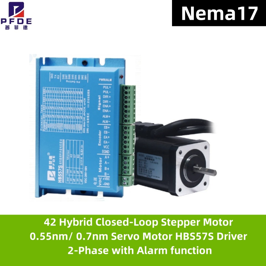 محرك سيرفو هجين Nema17 42 ذو ح - مراجعة Closed Loop Stepper Motor Nema 17 وسعره