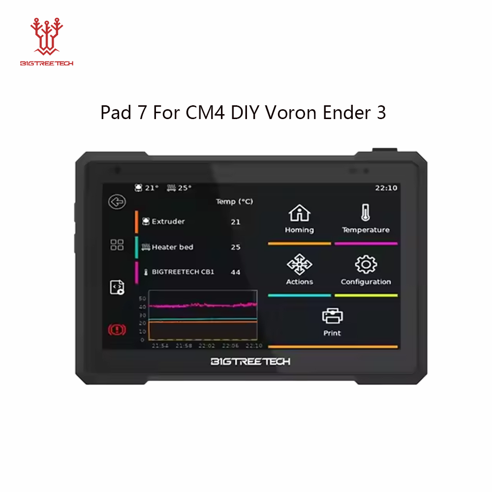 شاشة BIGTREETECH Pad 7 IPS تعم - مراجعة Klipper Pad 7 Inch وسعره