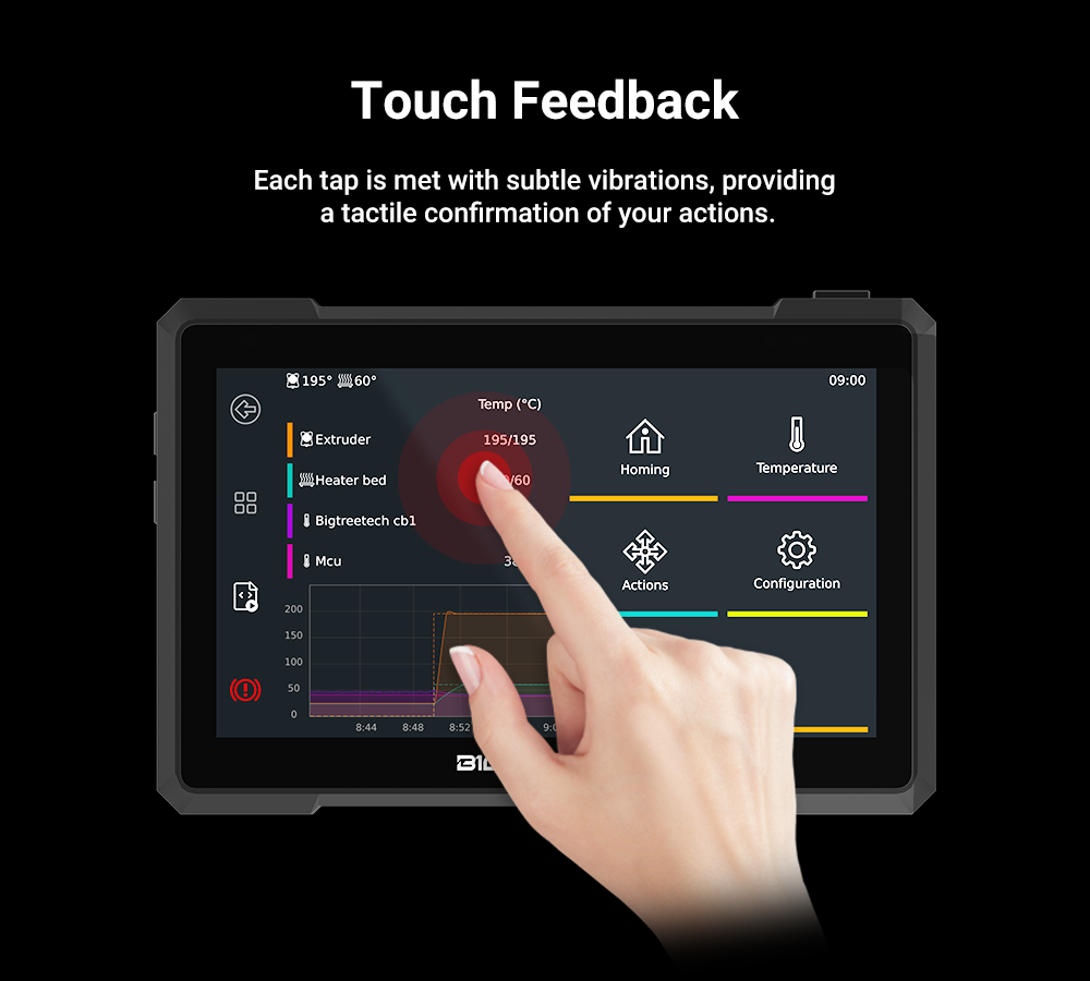 شاشة BIGTREETECH Pad 7 IPS تعم - مراجعة Klipper Pad 7 Inch وسعره