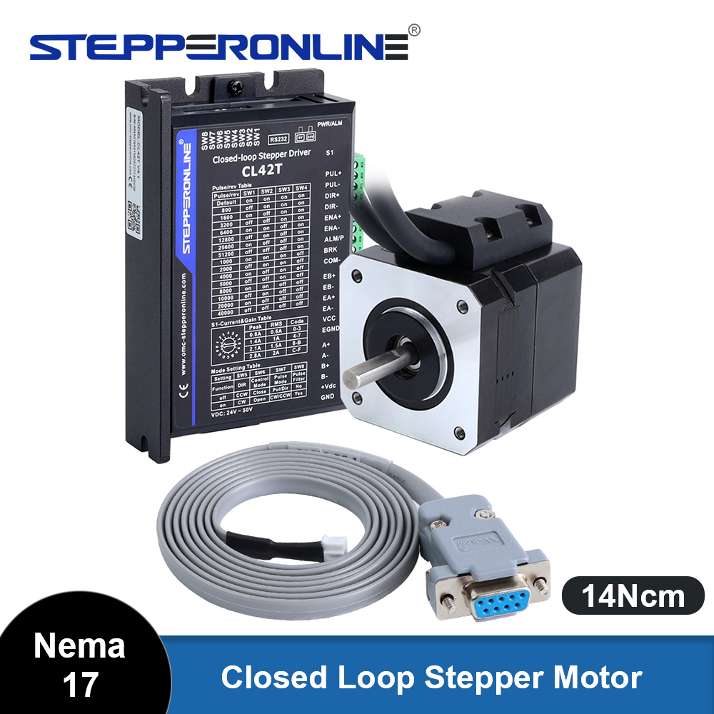 STEPPERONLINE Nema 17 محرك متد - مراجعة Closed Loop Stepper Motor Nema 17 وسعره