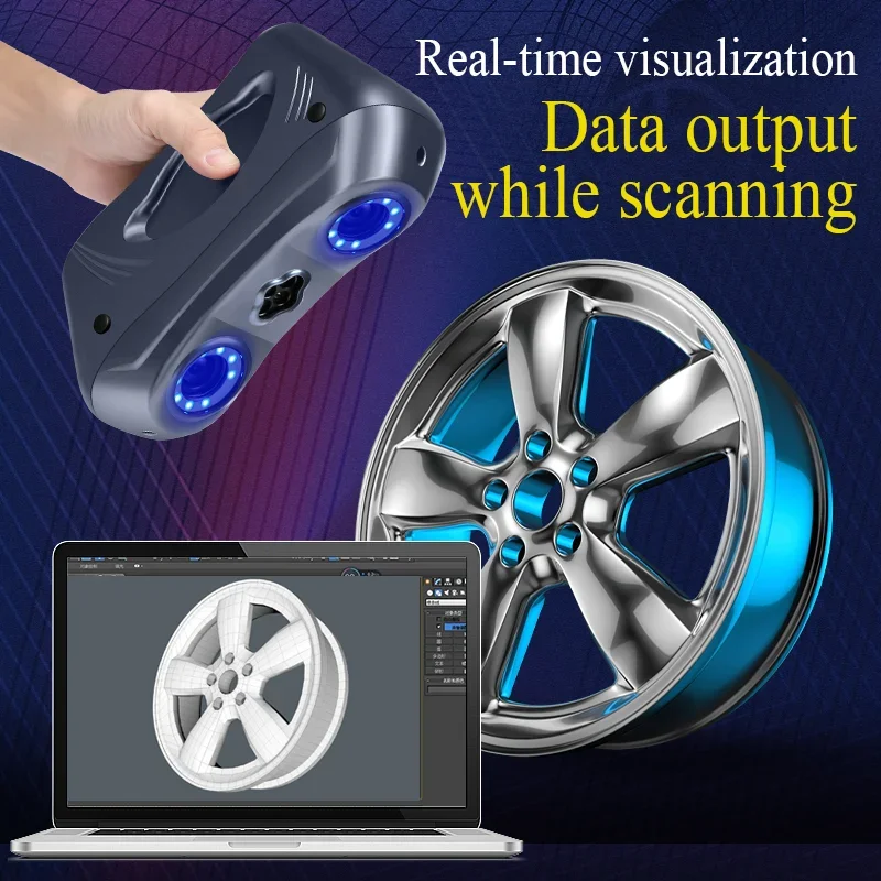 ماسح ضوئي ليزري ثلاثي الأبعاد  - مراجعة Handheld 3D Scanner High Precision وسعره